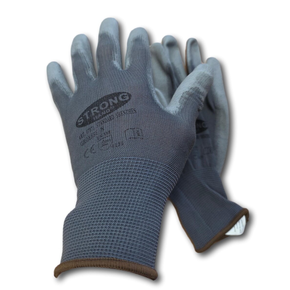 Holzmint Fabric gloves with a polyurethane coating for mechanical work Holzmint Fabric gloves with a polyurethane coating for mechanical work