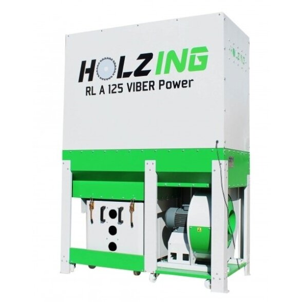 HOLZING Pramoninis medienos dulkių ir drožlių nutraukėjas RLA 125 VIBER 4500 m3h