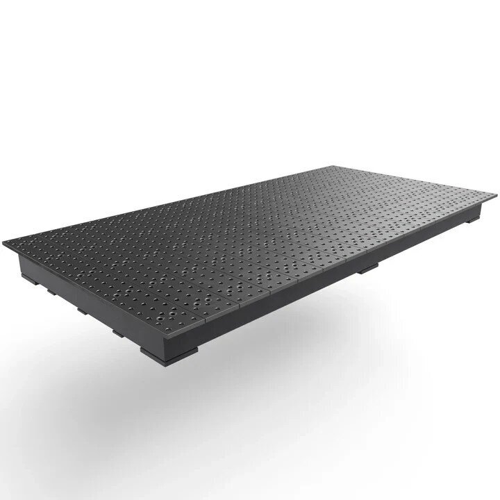 Metal welding table tops, MAX (16 mm system) 2550x1250 mm (Nitrided) Metal welding table tops, MAX (16 mm system) 2550x1250 mm (Nitrided)