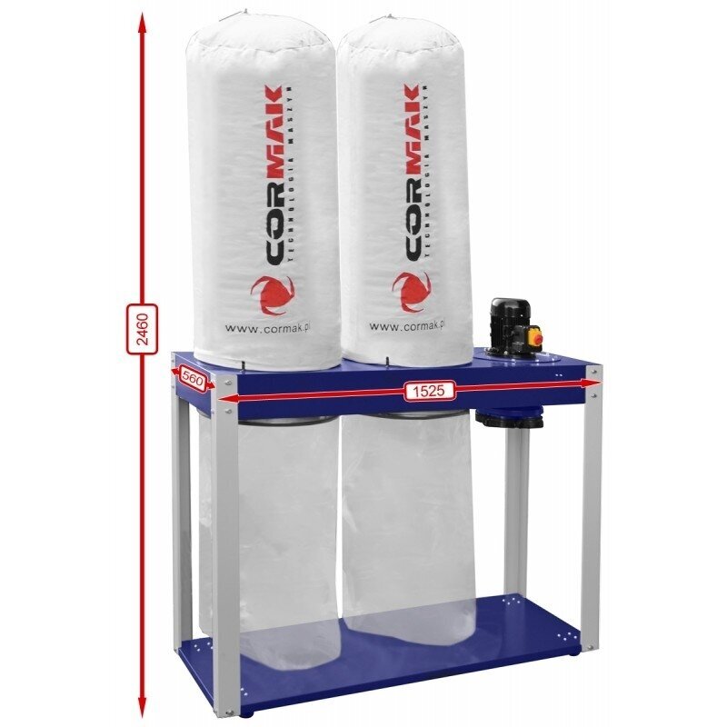 Cormak FM500 Портативный пылеуловитель и экстрактор дыма 400 В 5000 м3/ч 4 Cormak FM500 Портативный пылеуловитель и экстрактор дыма 400 В 5000 м3/ч 4