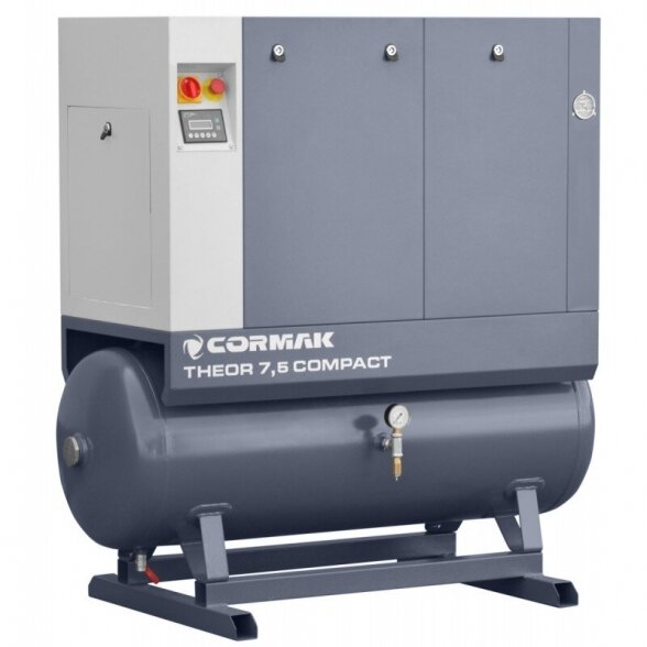 Cormak Винтовой компрессор THEOR 7,5 COMPACT + осушитель воздуха N10S + Контейнер 500 л