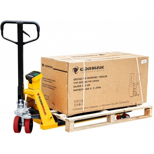 Cormak SP2500 PRINT 2,5T Паллетный домкрат с электронными весами 1