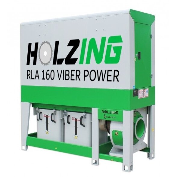 Pjuvenų ištraukimo sistema, surinkėjas, dulkių surinkėjas HOLZING RLA 160 VIBER Power SAFE 5200 m³/h