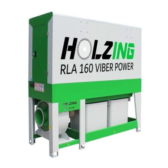 Pjuvenų ištraukimo sistema, surinkėjas, dulkių surinkėjas HOLZING RLA 160 VIBER Power 5200 m³/h 4