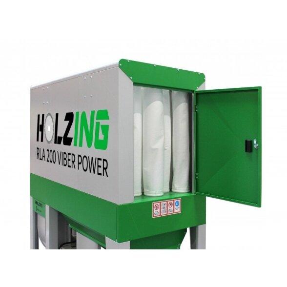 Pjuvenų ištraukimo sistema, surinkėjas, dulkių surinkėjas HOLZING RLA 200 VIBER Power 6500 m³/h 5