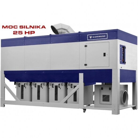 Cormak DCV15000TC Пылеуловитель и экстрактор 15000 м3/ч Промышленный Cormak DCV15000TC Пылеуловитель и экстрактор 15000 м3/ч Промышленный