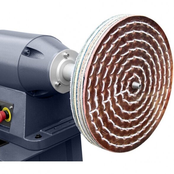 Cormak Industrial bench grinder SP 350 for deburring and polishing with a base 5