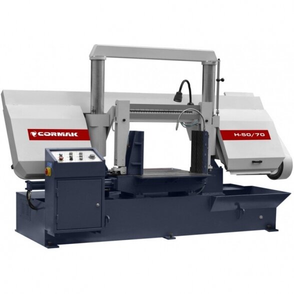 Cormak Pusiau automatinės juostinės metalo pjovimo staklės H 50/70