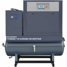 THEOR 15 COMBI-500 - THEOR 15 Inverter screw Compressor + N30S Air-Dryer + 500L Container