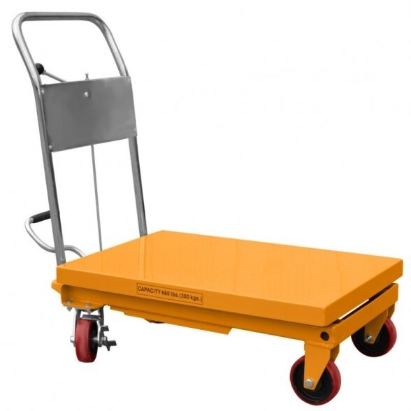 Žirklinis padėklų keltuvas / platforminis vežimėlis TA30 300 kg 2