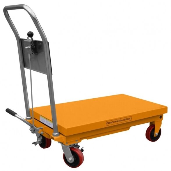 Žirklinis padėklų keltuvas / platforminis vežimėlis TA30 300 kg 3