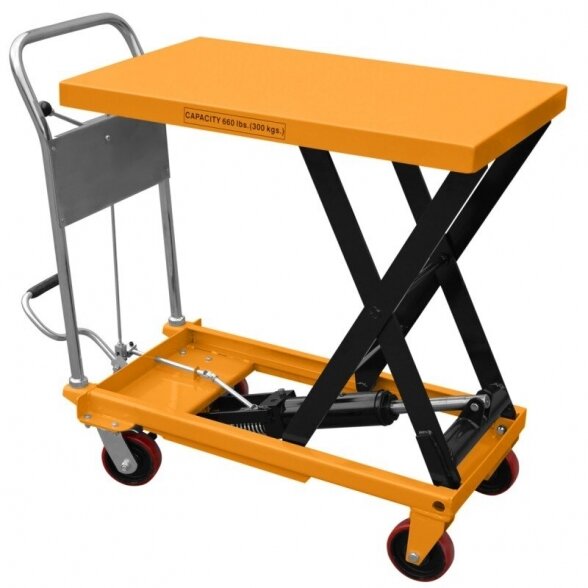 Žirklinis padėklų keltuvas / platforminis vežimėlis TA30 300 kg