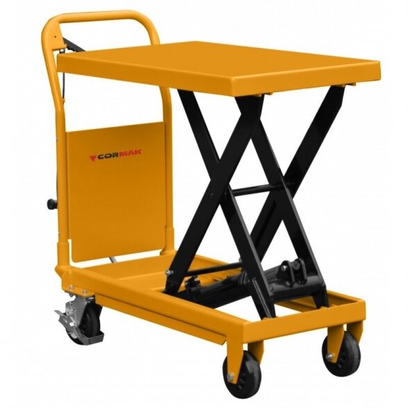 Žirklinis padėklų keltuvas / platforminis vežimėlis TA50 855 mm 500 kg